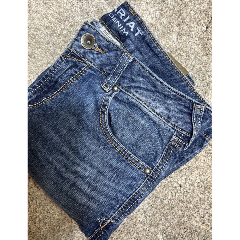 Ariat Women's Bootcut Jeans in Dark Blue Wash